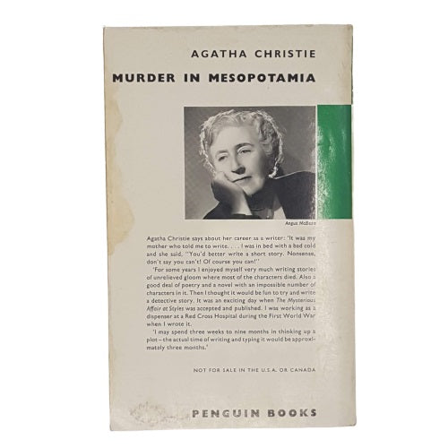 Agatha Christie’s Murder in Mesopotamia - Penguin, 1958