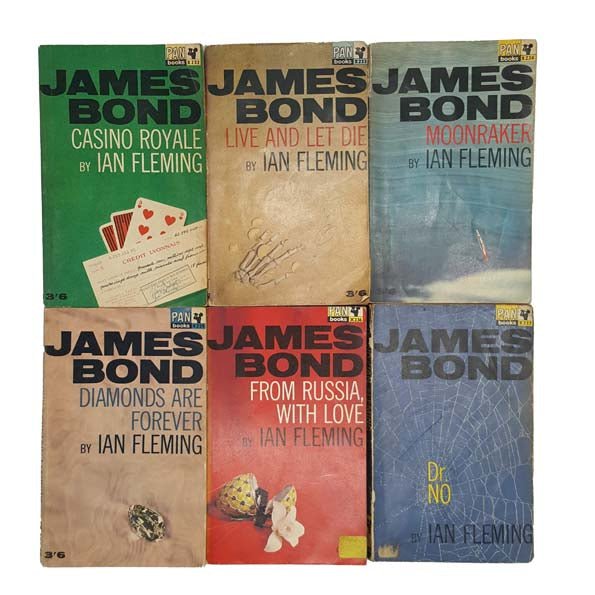 James Bond 007 Collection by Ian Fleming - 13 Pan Books, c.1960