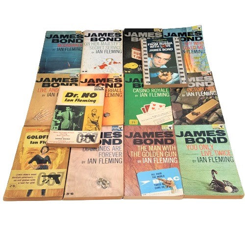 James Bond 007 Collection by Ian Fleming - 13 Pan Books, c.1960