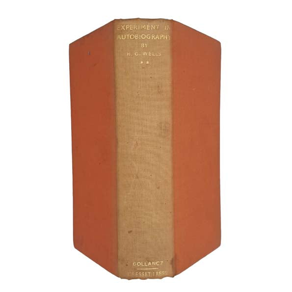 H. G. Wells' Experiment in Autobiography, Vol. II - Gollancz, 1934 - First Edition