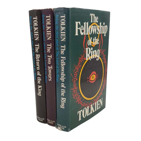 J.R.R. Tolkien's The Lord of the Rings Trilogy - Unwin Hardbacks 1974