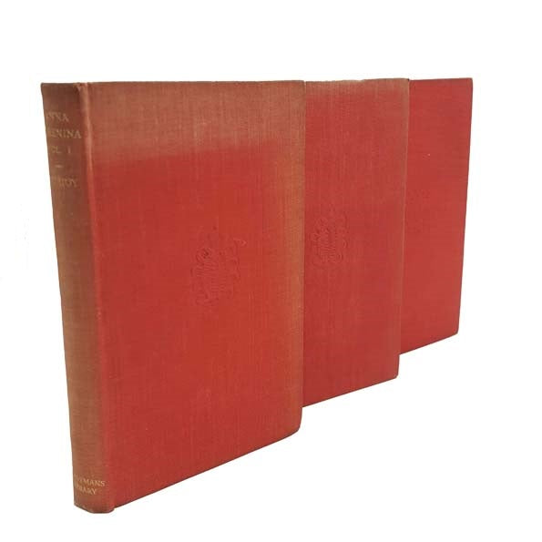 Leo Tolstoy’s Anna Karenina in three volumes – Dent, 1945-9