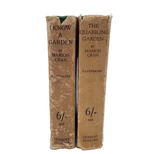 Marion Cran's The Squabbling Garden &amp; I Know A Garden - Herbert Jenkins, 1934