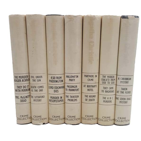 Agatha Christie Crime Collection - 7 Books - Hamlyn, 1971