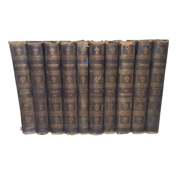 The Works of Tennyson in 10 Volumes - Strahan &amp; Co. 1871