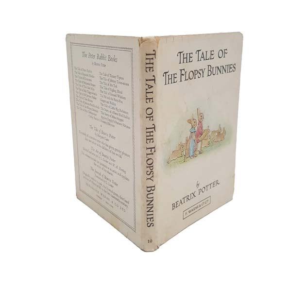 The Tale of the Flopsy Bunnies by Beatrix Potter - WHITE DJ, BEIGE COVER
