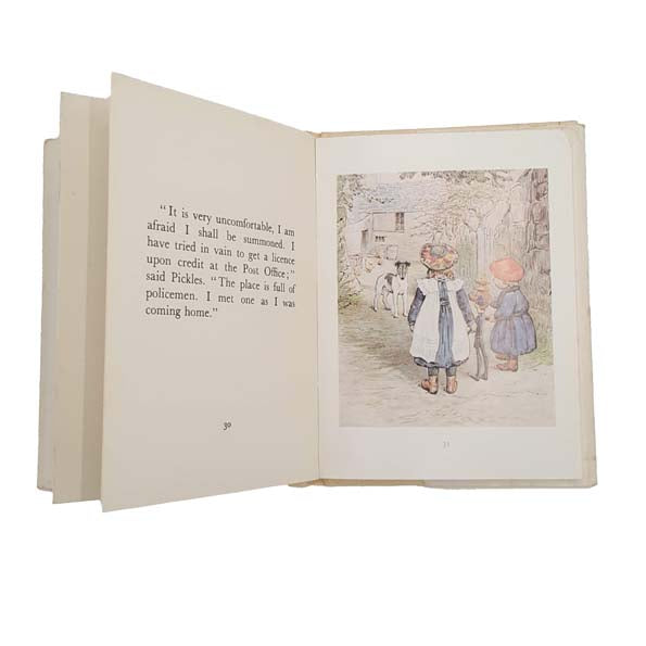 Beatrix Potter's Ginger And Pickles - White DJ, Beige Cover