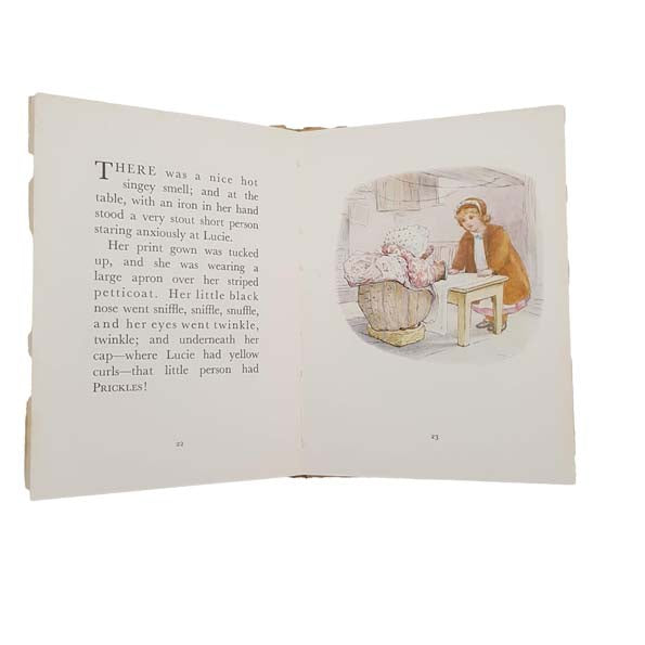 The Tale of Mrs. Tiggy-Winkle by Beatrix Potter - Beige Cover