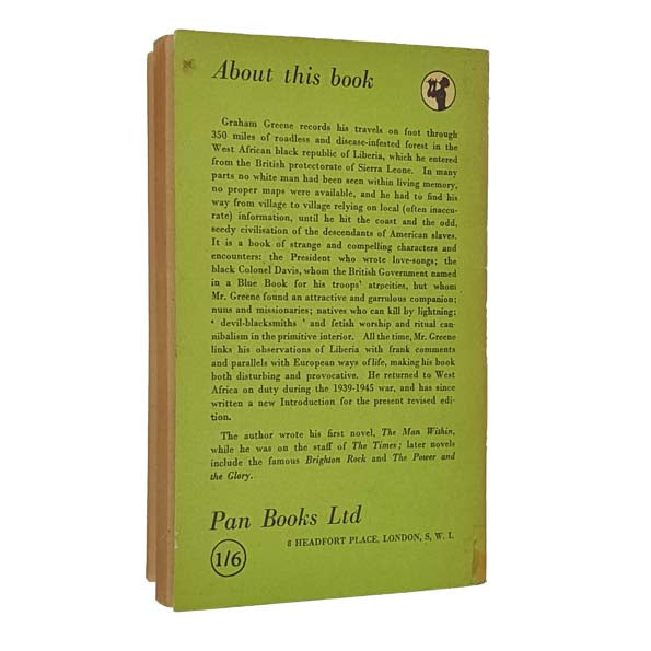 Graham Greene's Journey Without Maps 1948 - Pan Books