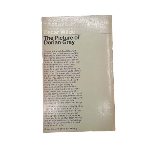 Oscar Wilde's Picture of Dorian Gray - Penguin, 1966