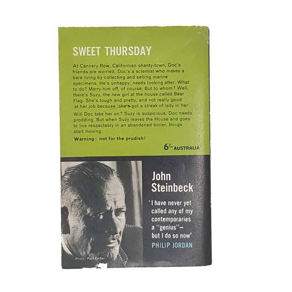 Sweet Thursday by John Steinbeck - Pan Books, 1965