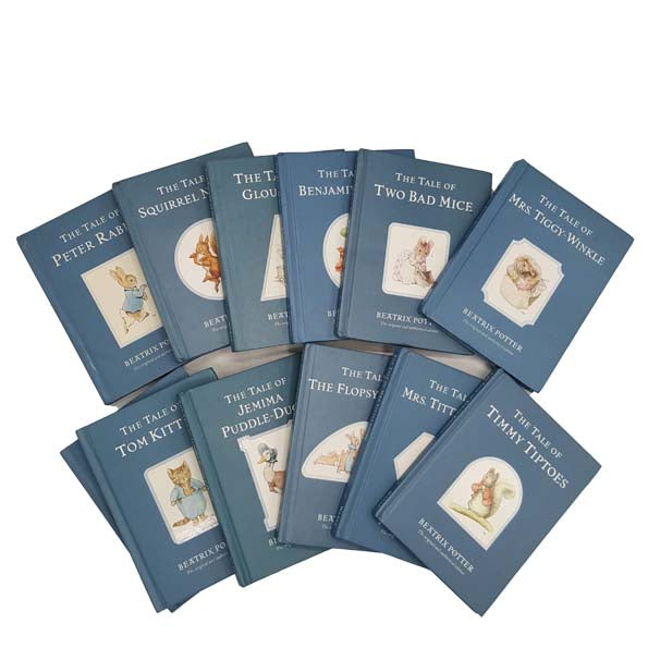 Beatrix Potter’s The Tale of Peter Rabbit Complete Set - 23 BLUE Books