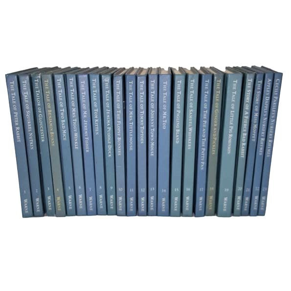 Beatrix Potter’s The Tale of Peter Rabbit Complete Set - 23 BLUE Books