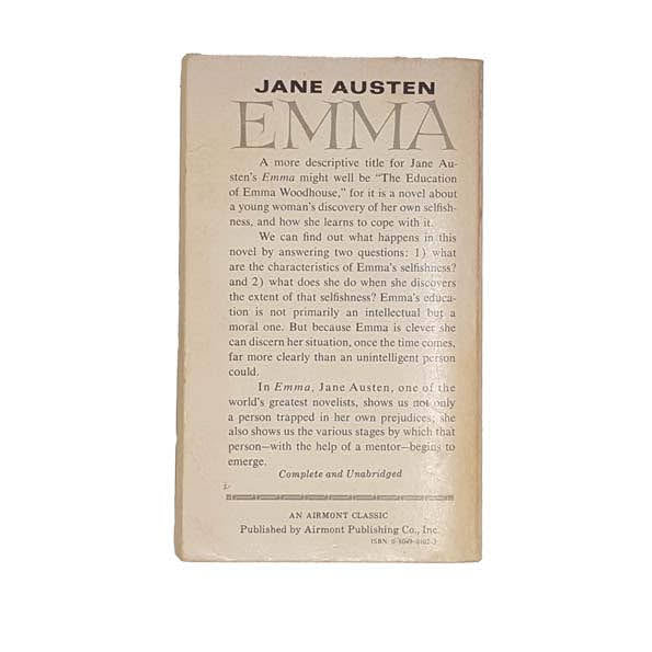 Jane Austen’s Emma - Airmont Books, 1966