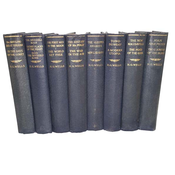 H. G. Wells' Collected Works - Odhams Press (11 Books)