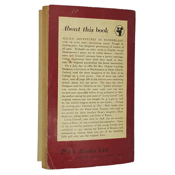 Lewis Carroll's Alice in Wonderland - Pan Books 1952
