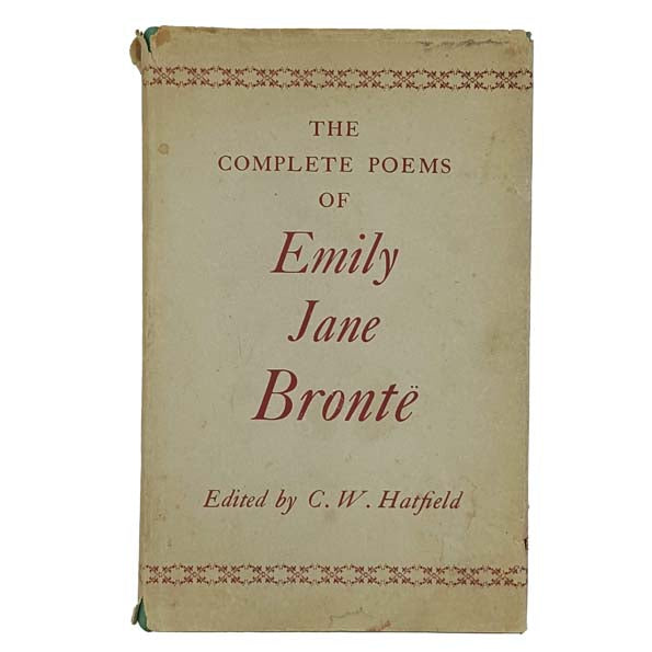 The Complete Poems of Emily Brontë - Oxford 1941