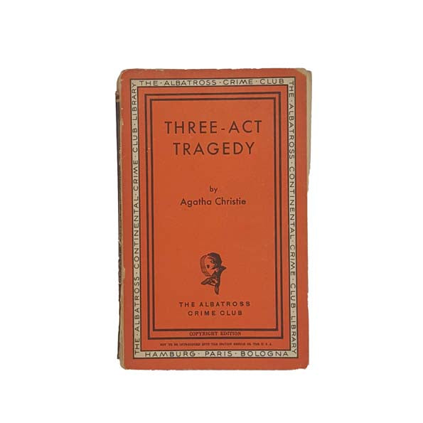 Agatha Christie’s Three Act Tragedy - Albatross, 1935