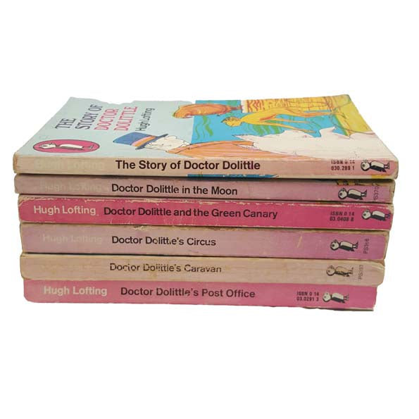 Doctor Dolittle 6-Book Collection - Puffin, 1968-78