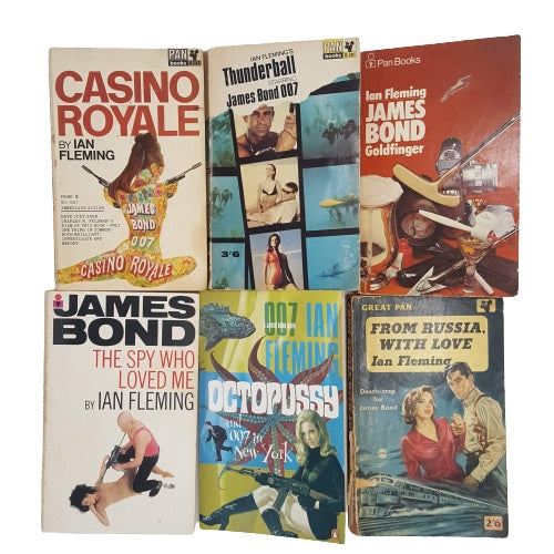 Complete James Bond 007 Collection by Ian Fleming - 14 Pan Books, c.1960