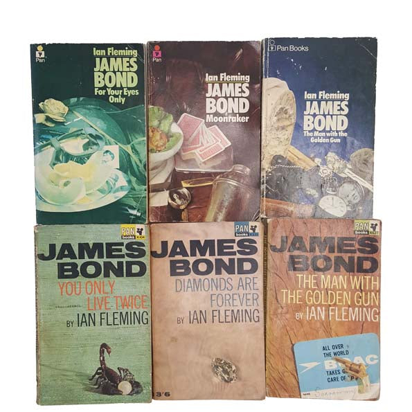 Complete James Bond 007 Collection by Ian Fleming - 14 Pan Books, c.1960