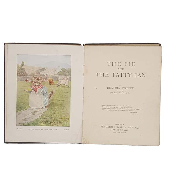 Beatrix Potter’s The Tale of The Pie and The Patty Pan - Frederick Warne, 1905