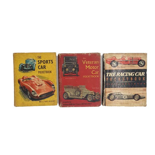 Motor Car, Sports Car, Racing Car Pocketbooks - First Editions, B. T. Batsford Ltd., 1961-3