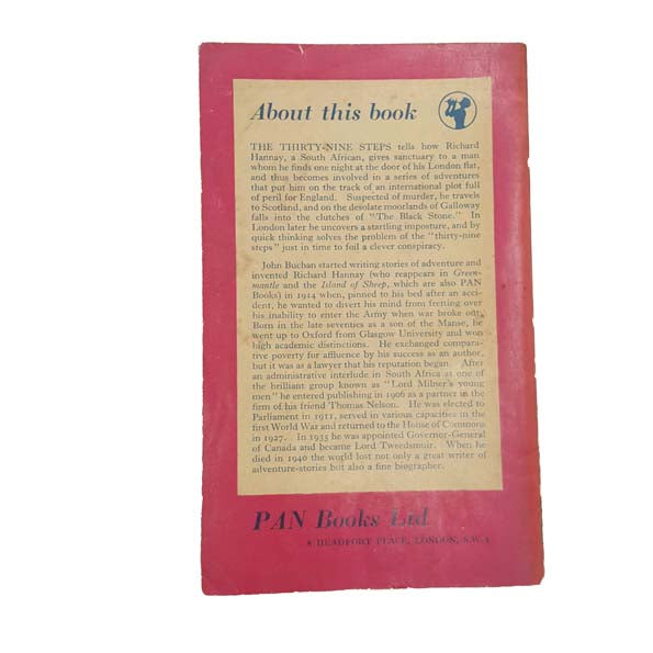 John Buchan's The Thirty-Nine Steps - Pan Books, 1953