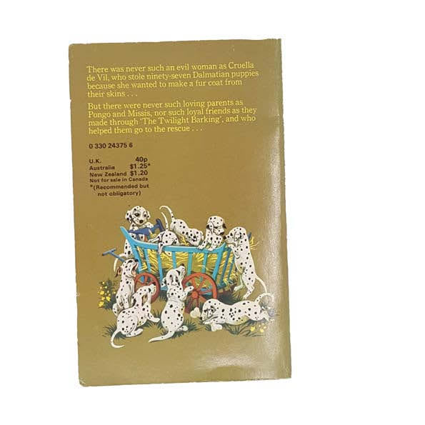 The Hundred and One Dalmatians by Dodie Smith - Piccolo, 1975