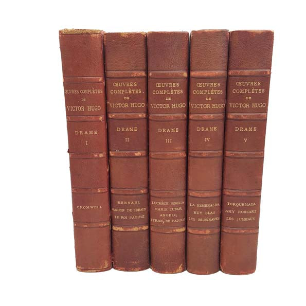 Victor Hugo's Collected Works, 1881-2 - 39 Volumes in French