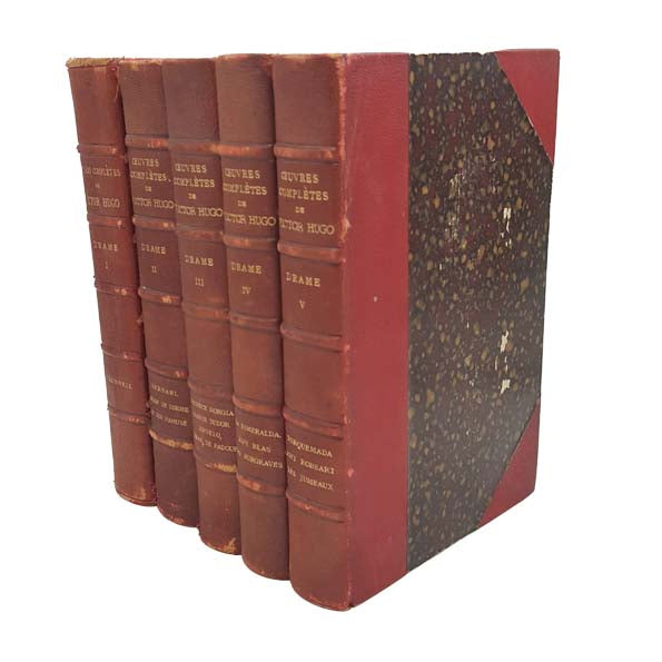 Victor Hugo's Collected Works, 1881-2 - 39 Volumes in French