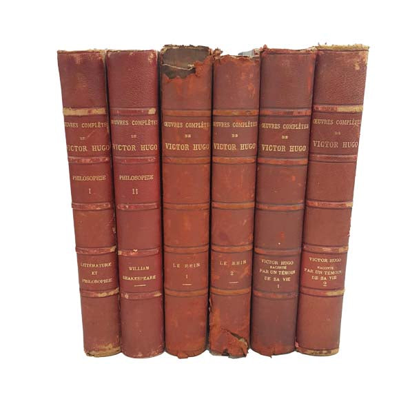Victor Hugo's Collected Works, 1881-2 - 39 Volumes in French