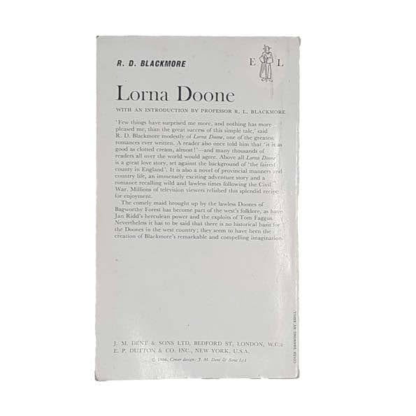 Lorna Doone by R. D. Blackmore - Everyman, 1966