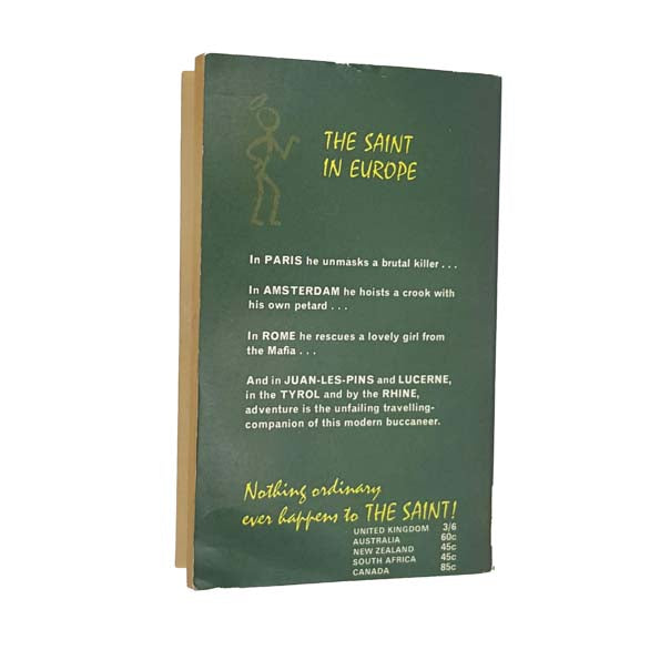 The Saint in Europe by Leslie Charteris - Pan 1968