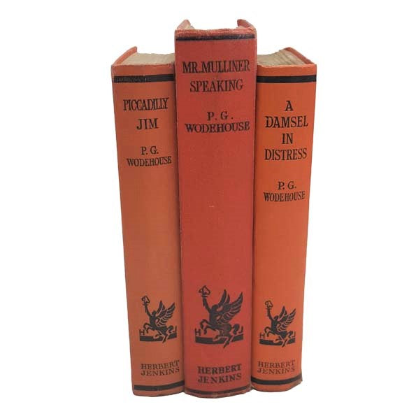 A Trio of Orange Books by P.G. Wodehouse - Herbert Jenkins
