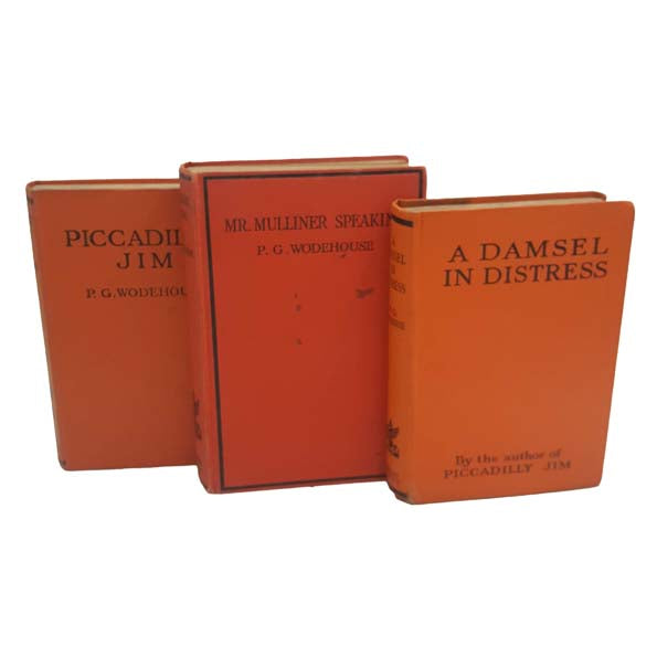 A Trio of Orange Books by P.G. Wodehouse - Herbert Jenkins