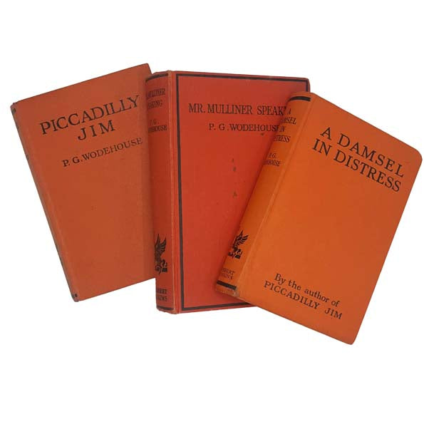 A Trio of Orange Books by P.G. Wodehouse - Herbert Jenkins