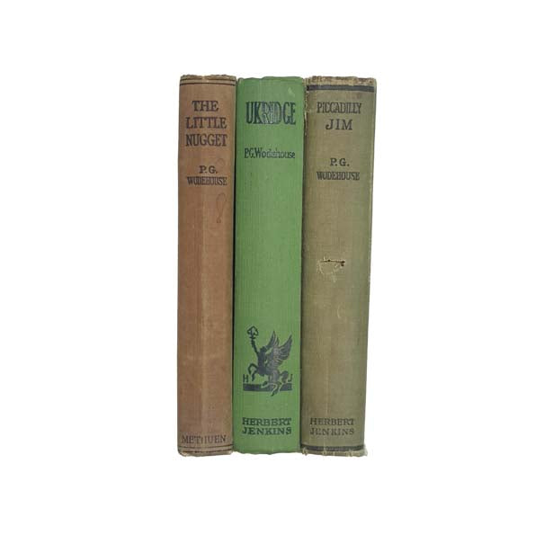 A Trio of Green Books by P.G. Wodehouse - Herbert Jenkins