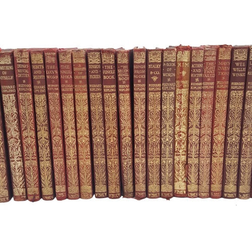 Rudyard Kipling Collected Works - Macmillan, c.1920 (23 Books)