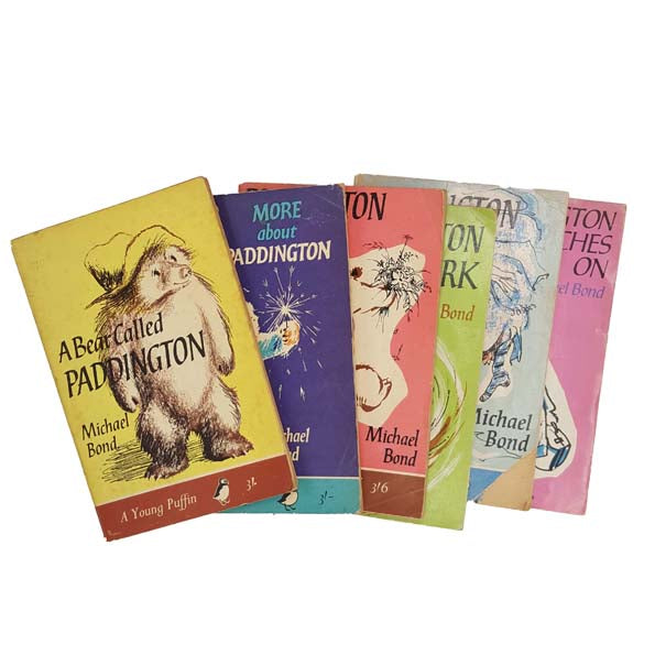 Six Paddington Bear Adventures by Michael Bond - Puffin, 1965-9