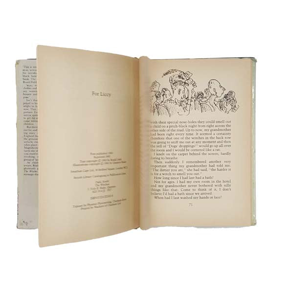 Roald Dahl’s The Witches - Jonathan Cape, 1983