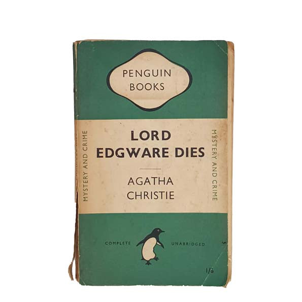 Lord Edgware Dies by Agatha Christie - Penguin, c1950