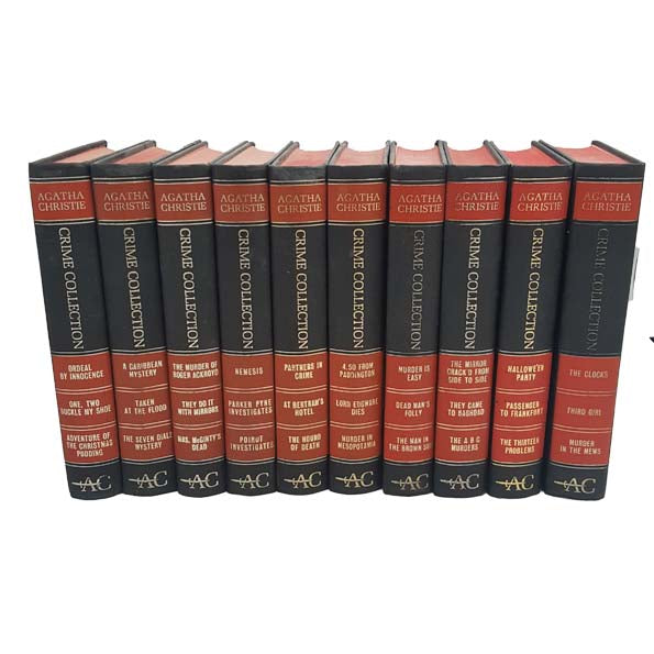 Agatha Christie Crime Collection - 10 Books - Hamlyn, c.1970