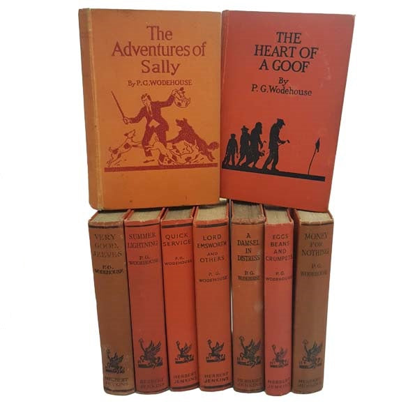 P.G. Wodehouse Collected Works - Herbert Jenkins c.1930s (9 books)