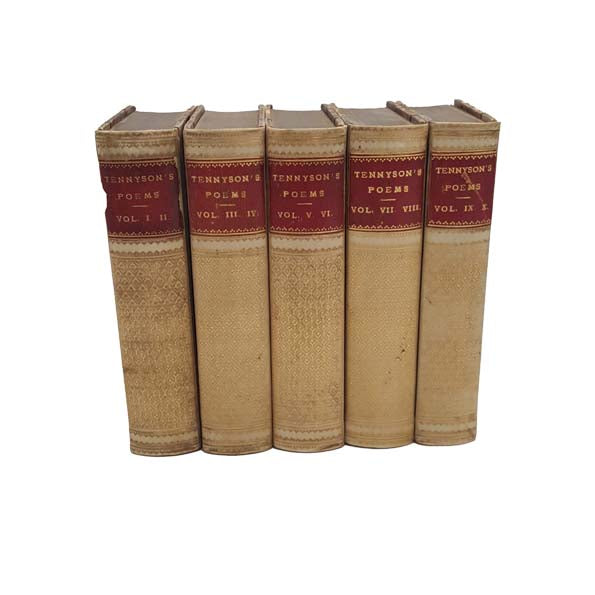 The Poetical Works of Alfred Tennyson in 10 Volumes, 1878