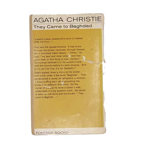 They Came to Baghdad by Agatha Christie - Fontana, 1980