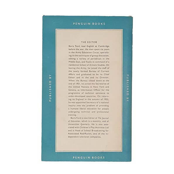 From Blake to Byron by Boris Ford - Pelican, 1957