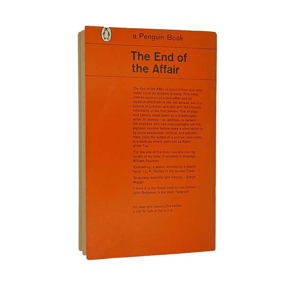 Graham Greene's The End of the Affair - Penguin 1962