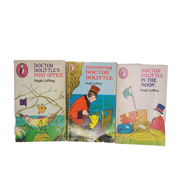 Doctor Dolittle 3-Book Collection - Puffin, 1968-80