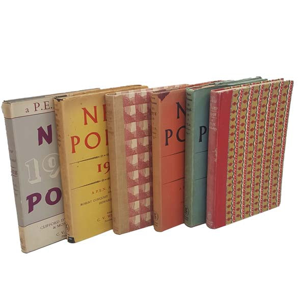 1950s Patterned Poetry Collection - Michael Joesph First Editions
